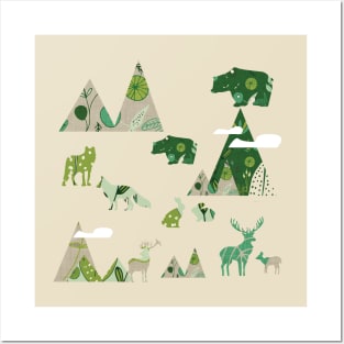 Woodland - Canadian Wildlife Posters and Art